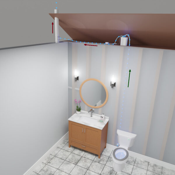 Potty Sniffer FULL OPTIONS Kit - For Standard Overflow Pipe - Image 18