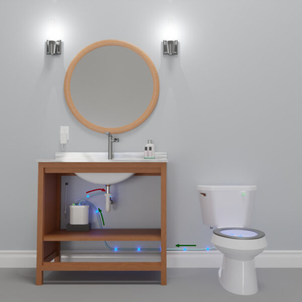 Potty Sniffer FULL OPTIONS Kit - For Standard Overflow Pipe - Image 16